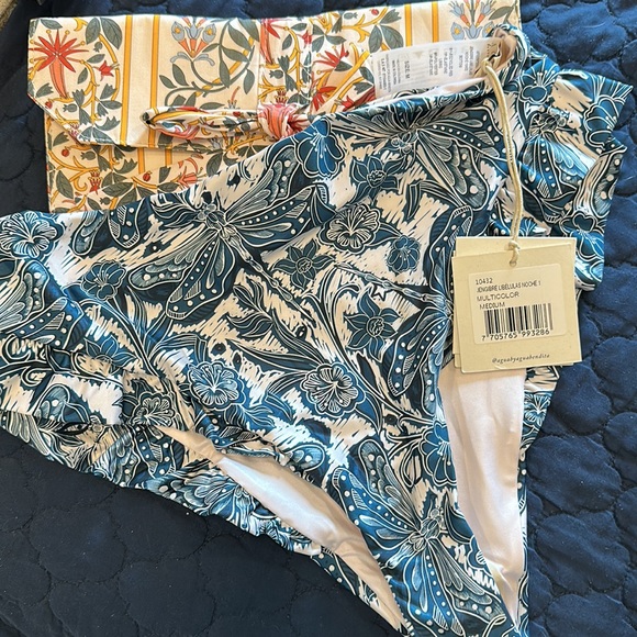 NWT Medium Agua Bendita libuelulas Noche Swim bottoms - Picture 2 of 2